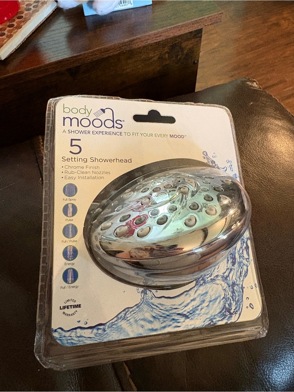 5 setting shower head